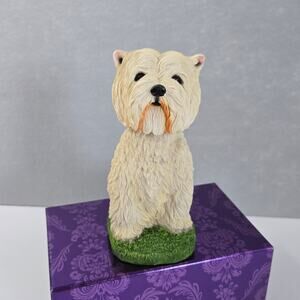 Vintage West Highland White Terrier 7" Resin Bobblehead Figure